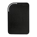 SYGILE 11" X 7.5" 5.6 oz Large Heat Resistant Silicone Travel Salon Hair Styling Tools Cooling Mat, Anti-Heat Pad Cover for Hair Straightener, Curling Beauty & Personal Care Sygile