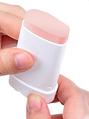 15ML White Empty Plastic Oval Homemade Lip Balm Tubes Lipstick Tube Deodorant Tubes Containers 10PCS Beauty and Personal Care IMIROOTREE