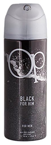 Ocean Pacific Body Spray for Men, Black, 5 Fluid Ounce Beauty & Personal Care Ocean Pacific