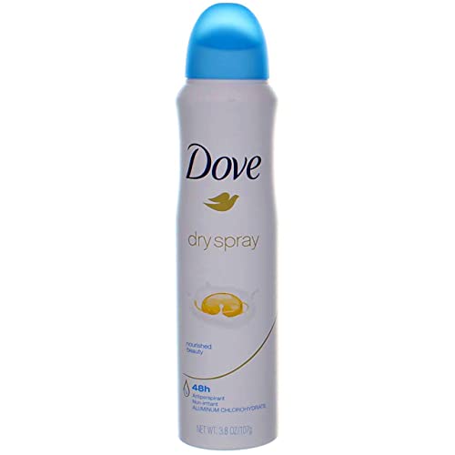 Dove Dry Spray Anti-Perspirant Deodorant, Nourished Beauty, 3.8 oz (4 Pack) (Bundle) Beauty and Personal Care Dove