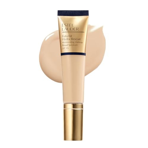 Estée Lauder Futurist Hydra Rescue Moisturizing Foundation Makeup SPF 45 for a 12-Hour Glow, 1.2 Fl Oz, 1W2 Sand Beauty & Personal Care Estée Lauder
