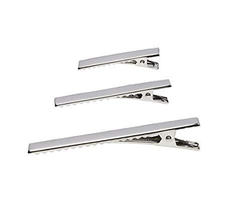 Diy Clip, Alligator Hair Clip 30 pcs Flat Top with Teeth Single Prong Metal Clips Hairbow Accessory for Hair Care Arts Crafts Projects Beauty & Personal Care Yima