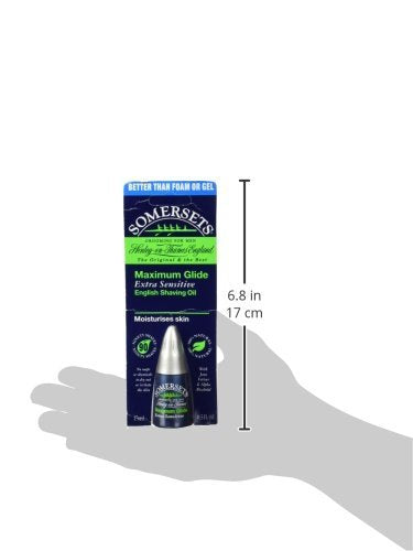 Somersets Extra Sensitive Shaving Oil 15ml Beauty & Personal Care Somersets
