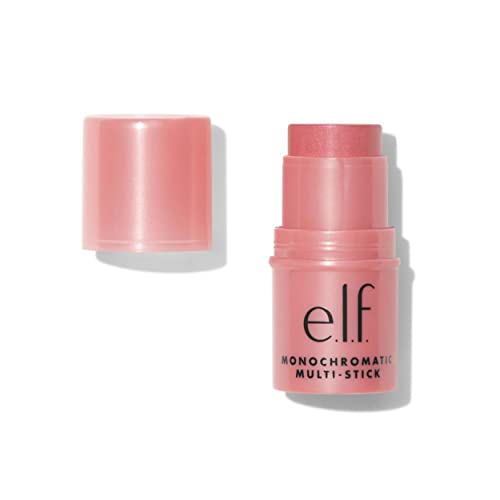 e.l.f. Monochromatic Multi Stick, Luxuriously Creamy & Blendable Color, For Eyes, Lips & Cheeks, Dazzling Peony, 0.17 Oz Beauty & Personal Care e.l.f.