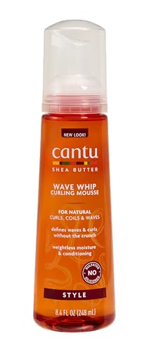 Dr Teal's Cantu Natural Hair Wave Whip Curling Mousse,8.4 oz (07570-12/3EU) Beauty & Personal Care Cantu