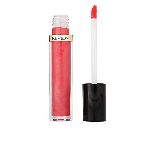 Revlon Super Lustrous Lip Gloss, Non-Sticky, Hydrating, High Shine Finish, 243 Sizzling Coral, 0.13 oz Beauty & Personal Care REVLON