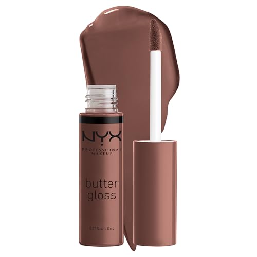 NYX PROFESSIONAL MAKEUP Butter Gloss, Non-Sticky Lip Gloss - Ginger Snap (Chocolate Brown) Beauty & Personal Care NYX PROFESSIONAL MAKEUP