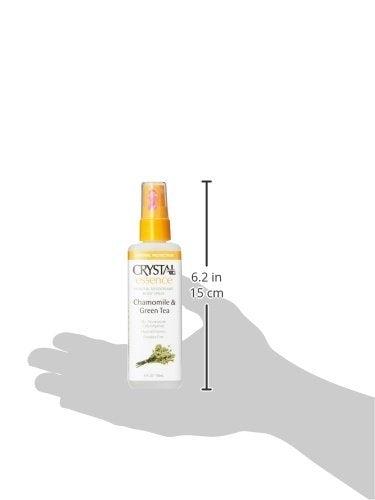 Crystal Essence Mineral Deodorant Spray, Chamomile & Green Tea 4 oz (Pack of 12) Beauty and Personal Care Crystal Essence