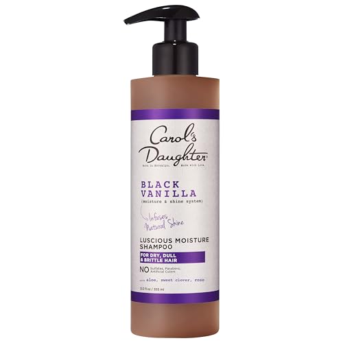 Carol's Daughter Black Vanilla Moisture Sulfate Free Shampoo for Curly, Wavy or Natural Hair, Moisturizing Hair Care for Dry, Damaged Hair, 12 Fl Oz Beauty & Personal Care Carol's Daughter