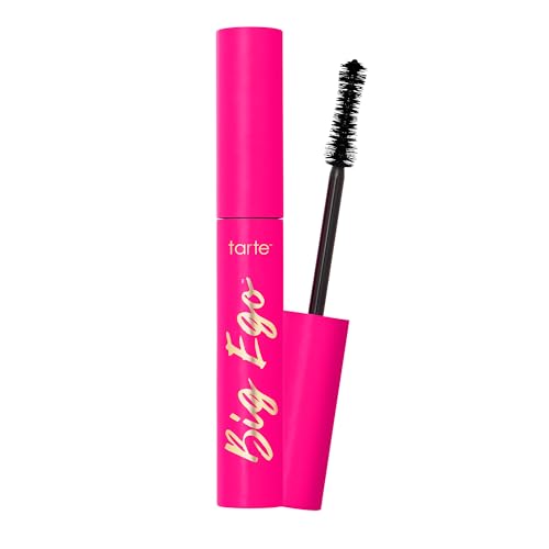 tarte big ego mascara - Ultra-Black, Long-Wear Vegan Mascara for Full Sizeer, Longer, Volumized Lashes, Cruelty Free Beauty & Personal Care tarte