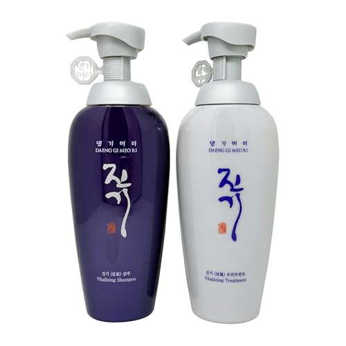 Daeng Gi Meo Ri - Jin Gi Vitalizing Shampoo And Conditioner Set 16.9 FL OZ/ 500 ML(Each) Anti Dandruff and Itchiness, Stopper Set Beauty & Personal Care Daeng Gi Meo Ri