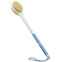 Shower Brush with Soft and Stiff Bristles,20.5" Extra Long Handle Dual-Sided Back Scrubber Bath Brush Body Exfoliator for Wet or Dry Brushing (Extra Beauty & Personal Care HONOMA