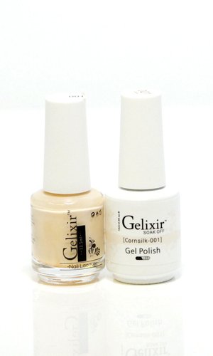 Gelixir matching color gel & nail lacquer Cornsilk-001 Beauty & Personal Care Gelixir