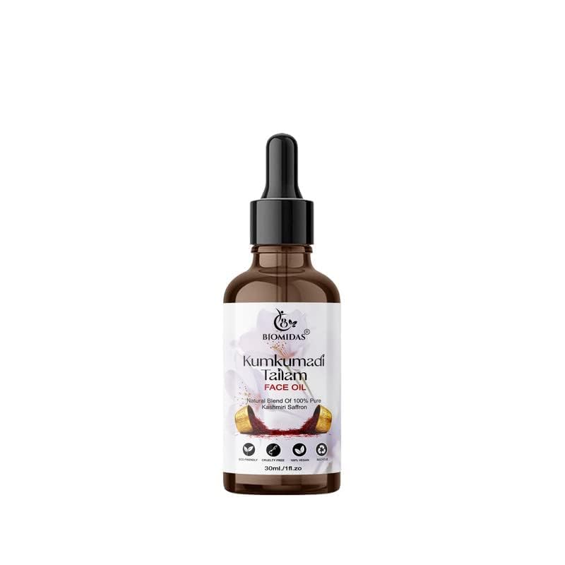THRU Kumkumadi Tailam, With Pure Kashmiri Saffron For Skin Lightening, Healthy & Glowing Skin 30ML Beauty & Personal Care THRU