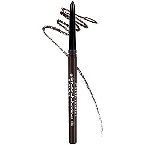 Maybelline Unstoppable Waterproof Mechanical Brown Eyeliner Pencil, Easy to Apply, Smooth Glide, Up to 24 Hour Wear, Espresso Beauty & Personal Care MAYBELLINE