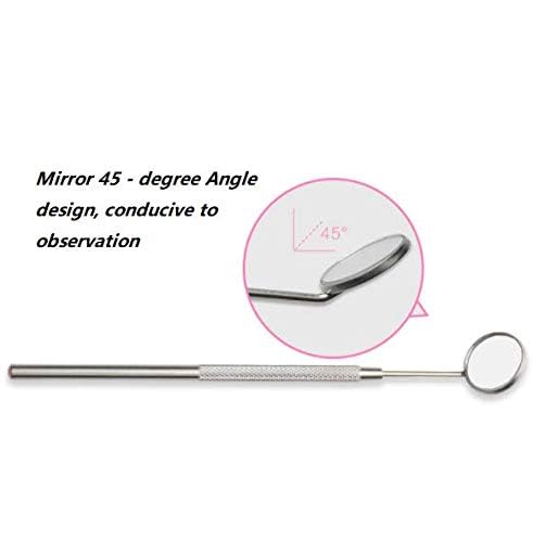 DNHCLL Makeup Mirror for Eyelash Extensions,Dental Examination Mirror Detachable Mini Mirrors Stainless Steel Beauty Tools for Observing Small Details Beauty & Personal Care DNHCLL