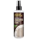 Desert Essence Coconut Hair Defrizzer & Heat Protector 8 fl oz - Gluten Free, Vegan, Cruelty Free - Coconut Oil & Jojoba Seed Extract - Protects Hair Beauty & Personal Care Desert Essence