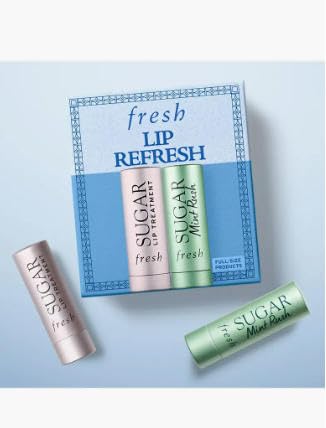 Fresh Lip Refresh Duo Set (Rose and Mint Full Size) worth $52 value Beauty & Personal Care Fresh