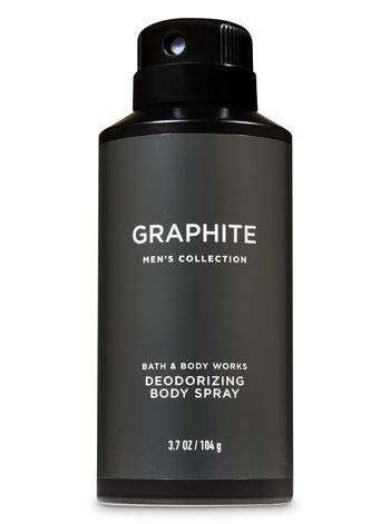 Bath and Body Works Graphite (2019 Edition) 2-in-1 Hair + Body Wash, Ultra Shea Body Cream and Graphite Deodorizing Body Spray Beauty & Personal Care Bath & Body Works