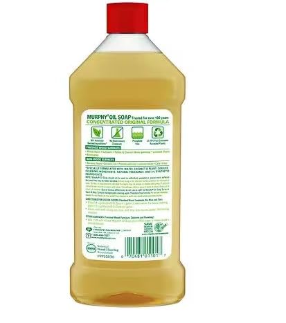 Murphy Oil Soap, Original Formula 16 fl oz (473 ml) - Pack of 5 Beauty & Personal Care Murphy
