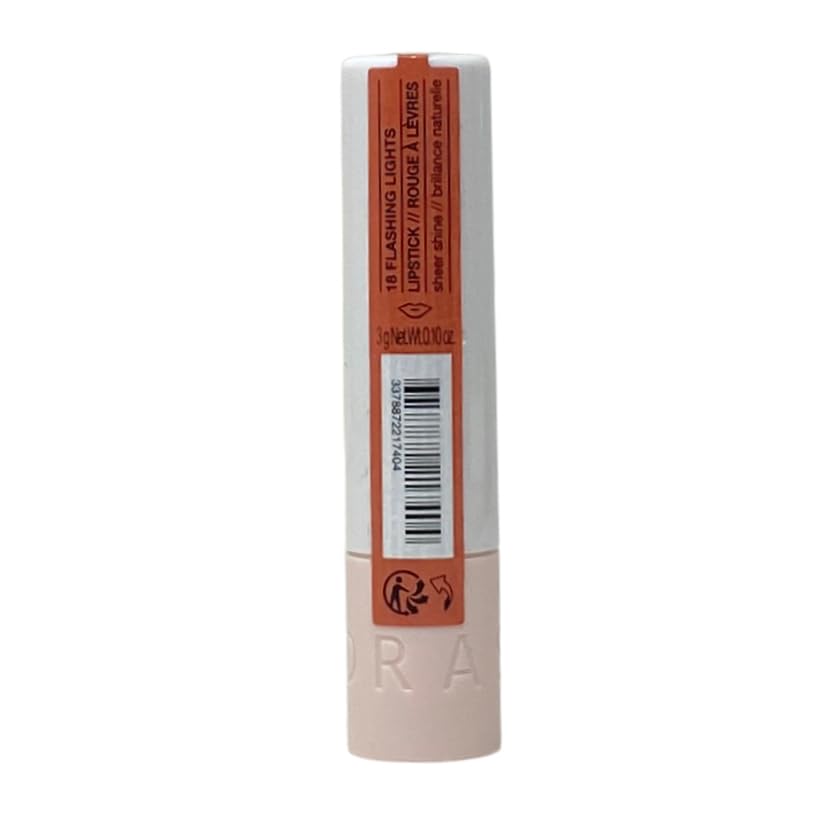 SEPHORA COLLECTION About That Shine Sheer Shine Lipstick - 18 Flashing Lights - 0.10 oz. 3g Beauty & Personal Care SEPHORA