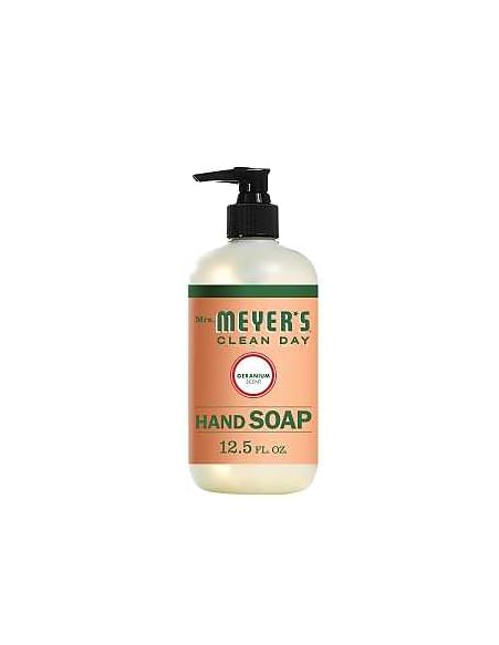 Meyers Geranium Liquid Hand Soap (6x12.5 OZ) Beauty & Personal Care Mrs. MEYER'S