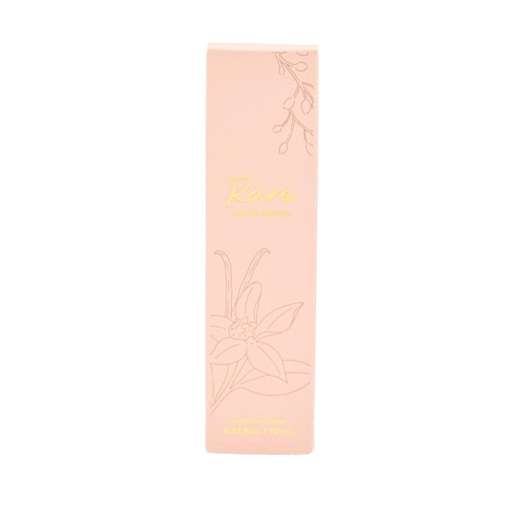 Rare Eau de Parfum Travel Spray - Warm Vanilla & Spiced Ginger Scent with Sandalwood Musk Base, 10 mL Beauty & Personal Care Rare Beauty