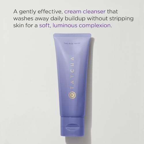 TATCHA The Rice Wash | Soft Cream Facial Cleanser Washes Away Buildup Without Stripping Skin For A Soft, Luminous Complexion | 4 oz Beauty & Personal Care TATCHA