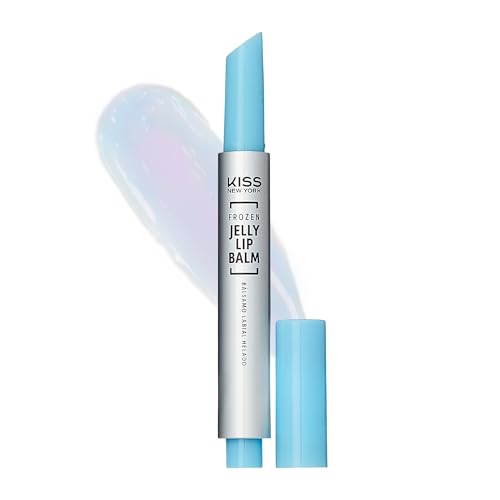 KISS NEW YORK Frozen Jelly Lip Balm Pen, High Shine Lip Gloss for Sheer Tint, Hydrating Lipstick With Hyaluronic Acid, Cooling Effect With Menthol Beauty and Personal Care Kiss