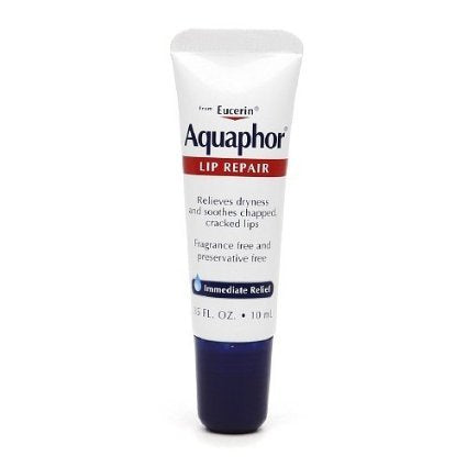 Aquaphor Lip Repair, Immediate Relief, 0.35 fl oz, 6-Pack Beauty and Personal Care Aquaphor