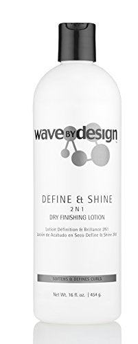 Design Essentials Define & Shine 2-N-1 Dry Finishing Lotion, for Frizzy and Curling Hair, 16 Ounce Beauty & Personal Care Design Essentials