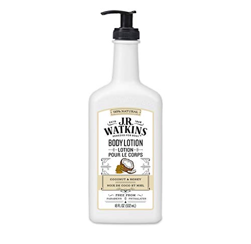 J.R. Watkins Daily Moisturizing Lotion - Body Cream in Pump Dispenser - Hydrating Skin Cream Made with Shea Butter, Cocoa Butter, Coconut Oil Beauty & Personal Care J.R. Watkins