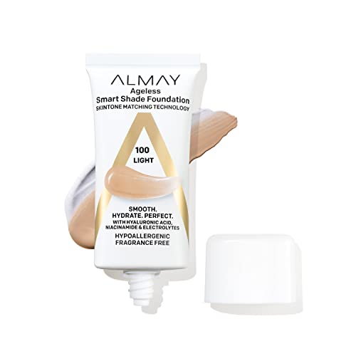 Almay Smart Shade Ageless Foundation, 100 Light, 1 fl oz