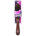 Goody Smooth and Sleek Wood Styling Brush with Natural Boar Bristles, Flyaway Free Finish, For All Hair Types, Brown, 1CT Beauty & Personal Care GOODY