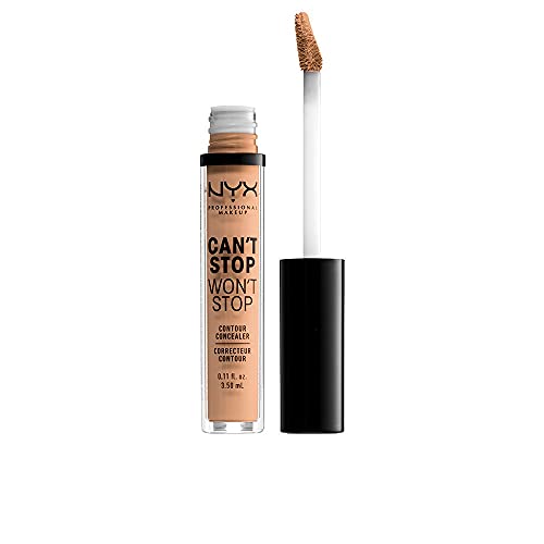 NYX PROFESSIONAL MAKEUP Can't Stop Won't Stop Contour Concealer, 24h Full Coverage Matte Finish - Medium Olive Beauty & Personal Care NYX PROFESSIONAL MAKEUP