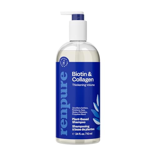 Renpure, Shampoo Biotin Collagen, 24 Fl Oz Beauty & Personal Care RENPURE