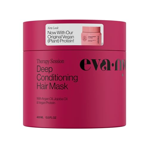 Eva NYC Therapy Session Deep Conditioning Hair Mask with Vegan Protein, Jojoba Oil + Argan Oil - Hydrate, Soften + Repair Hair Strength - Sulfate Free Beauty and Personal Care EVA·NYC Default Title