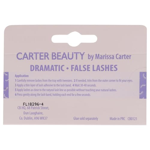 Carter Beauty On The Lash - 3D Artificial Eyelashes - Adds Volume And Depth - Adds A Touch Of Elegance - Feather Weight - Creates A Sophisticated Look Beauty & Personal Care Carter Beauty