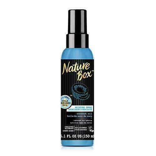 Nature Box Hair Moisture Spray - for Lightweight Hydration, with 100% Cold Pressed Coconut Oil, 5.1 Ounce Beauty & Personal Care Nature Box