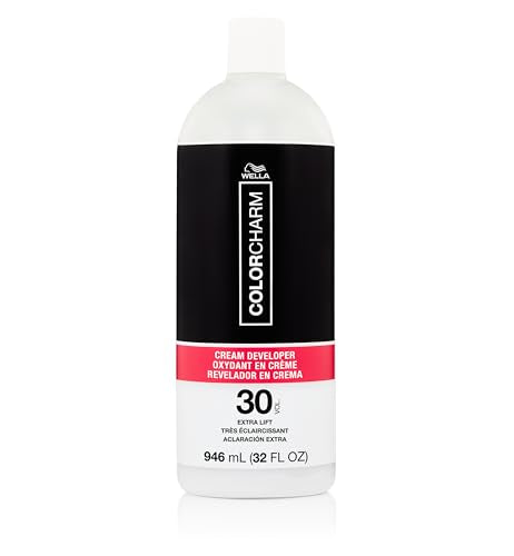 COLORCHARM Cream Hair Color Developer | 30 Volume | For Optimal Gray Blending and Rich Multi-Dimensional End Results | 32 Fl Oz Beauty and Personal Care COLORCHARM Default Title