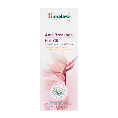 Himalaya Anti-Breakage Hair Oil with Thistle and Amla for Damaged Hair and Split Ends 6.76 oz (200 ml) Beauty & Personal Care Himalaya