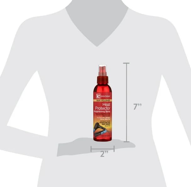 Fantasia Hair Polisher Heat Protector Straightening Spray, 6 oz (Pack of 2) Beauty & Personal Care Fantasia