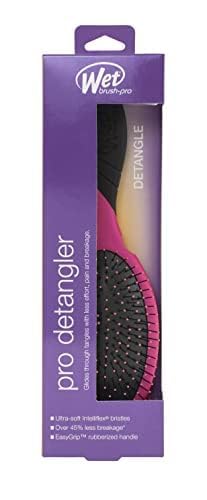 Wet Brush Pro Detangler Hair Brush - Pink | IntelliFlex & HeatFlex Bristles | Pain-Free Styling for Wet or Dry Hair | Safe for Blow Drying | For All