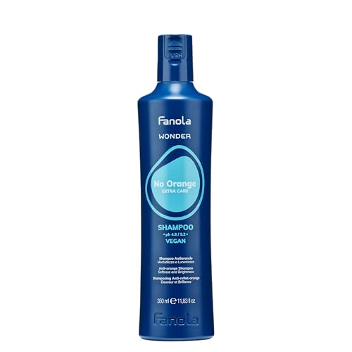 Fanola Wonder Blue Shampoo for Brunettes - Toning Hair Color Shampoo for Light Brown to Platinum Strands - Neutralizes Orange & Brassy Tones - Vegan Beauty and Personal Care Fanola Default Title