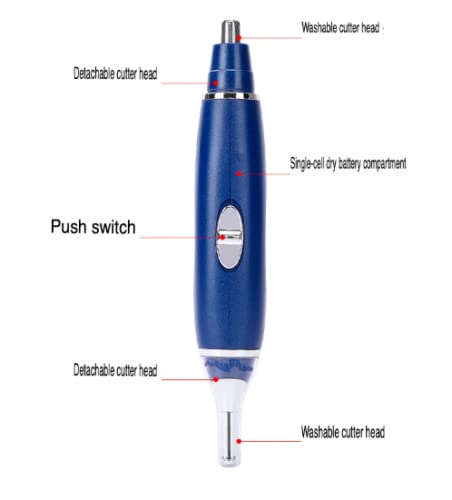THE PERFECT PART 3 in 1 Nose Ear Hair Trimmer Face Eyebrow Shaver Clipper Groomer Cleaner New USA Beauty and Personal Care THE PERFECT PART