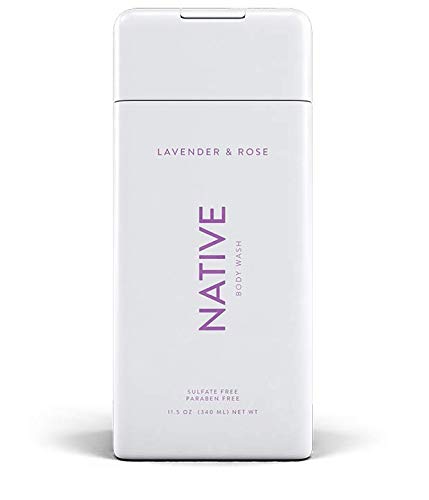 Native Body Wash - Lavender & Rose - 11.5 oz (340ml) Beauty & Personal Care Native
