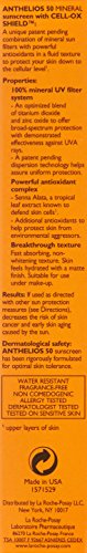La Roche-Posay Anthelios Mineral Face Sunscreen SPF 50 – Ultra-Light Zinc Oxide Sunblock, Oil-Free Daily UV Protection for Sensitive Skin Beauty & Personal Care La Roche-Posay