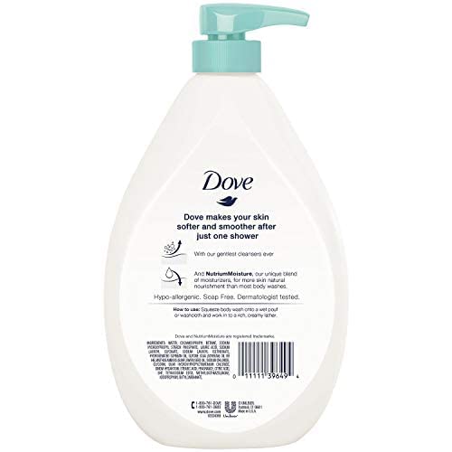 Dove Body Wash, Sensitive Skin Pump,34 Fl Oz (Pack of 2) Beauty & Personal Care Dove