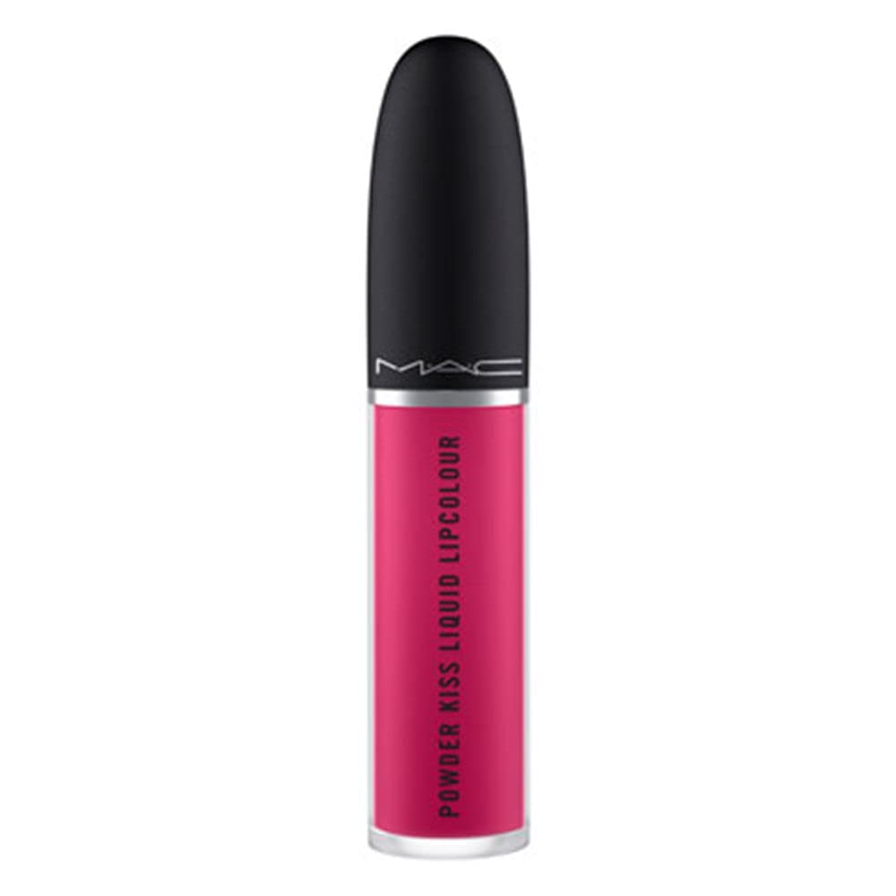 MAC Powder Kiss Liquid Lipcolour - Make It Fashun (fuchsia) 0.17 fl oz / 5 ml