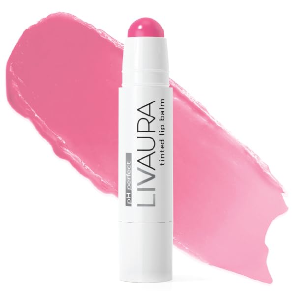 LIVAURA Tinted Lip Balm pH Activated Colored LipBalm, Hydrate, Glossy, Lightweight, Moisturize & Tint with Shea Butter, tinted lip balm for women Beauty and Personal Care LIVAURA